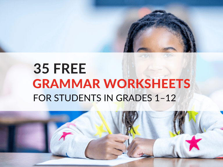 35 FREE Grammar Worksheets | Grammar Practice Worksheets
