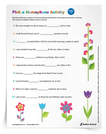 Printable Grammar Worksheets Students Can Use At Home