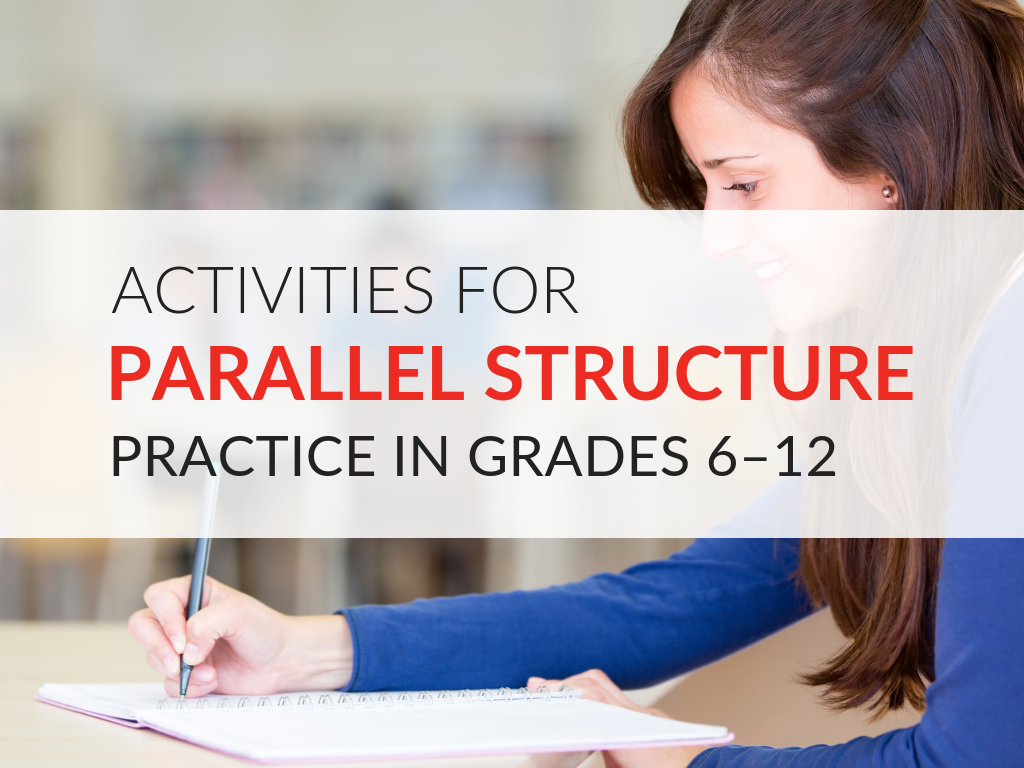 Revising For Parallel Structure Worksheet 3 Answer Key