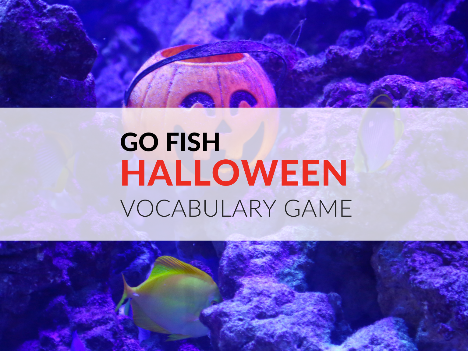 Halloween Go Fish Vocabulary Game, Grades 112