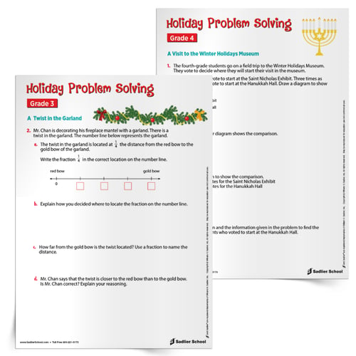 free pdf holiday math worksheets for k 6 winter christmas