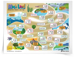 Fun Math Center Activities - Math Land Game Boards