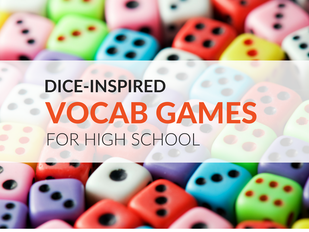 Dice-Inspired Vocabulary Games For High School