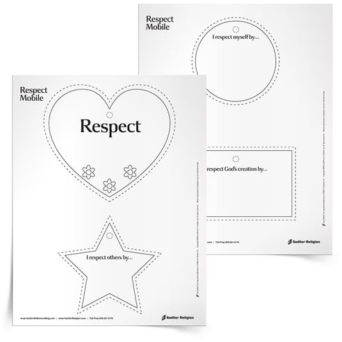 teaching catholic children to show respect a mlk day activity