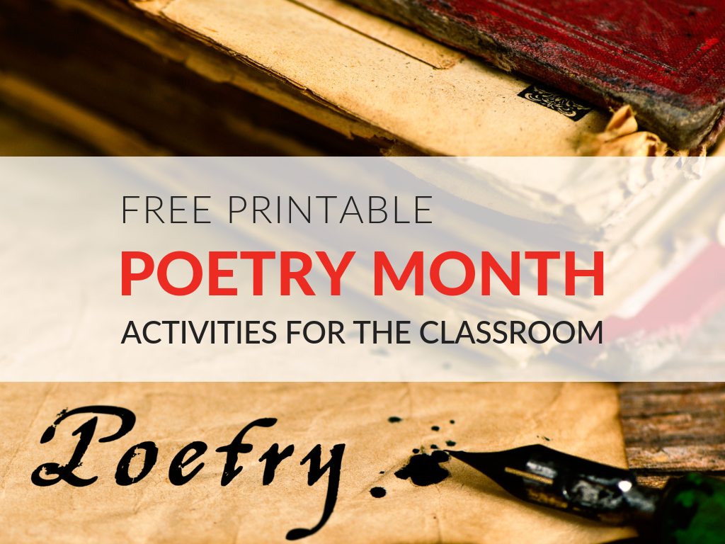 7 Free April National Poetry Month Activities