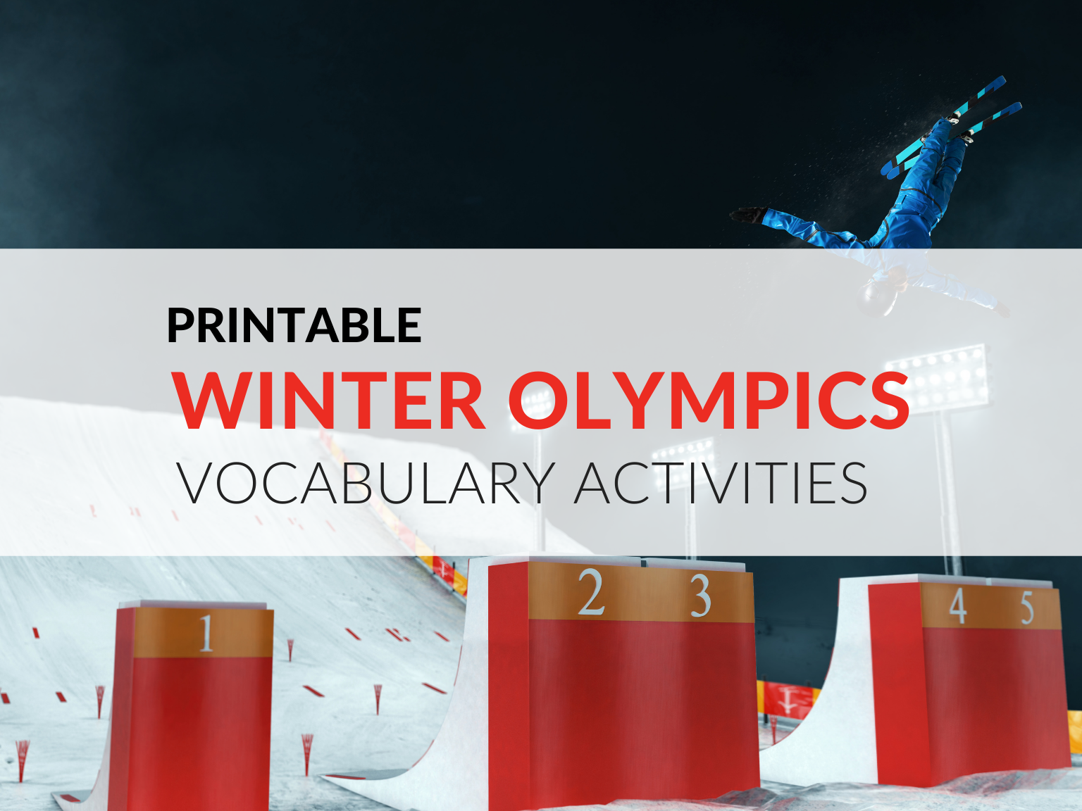 2022 Olympics Vocabulary Activities Winter Olympics Worksheets