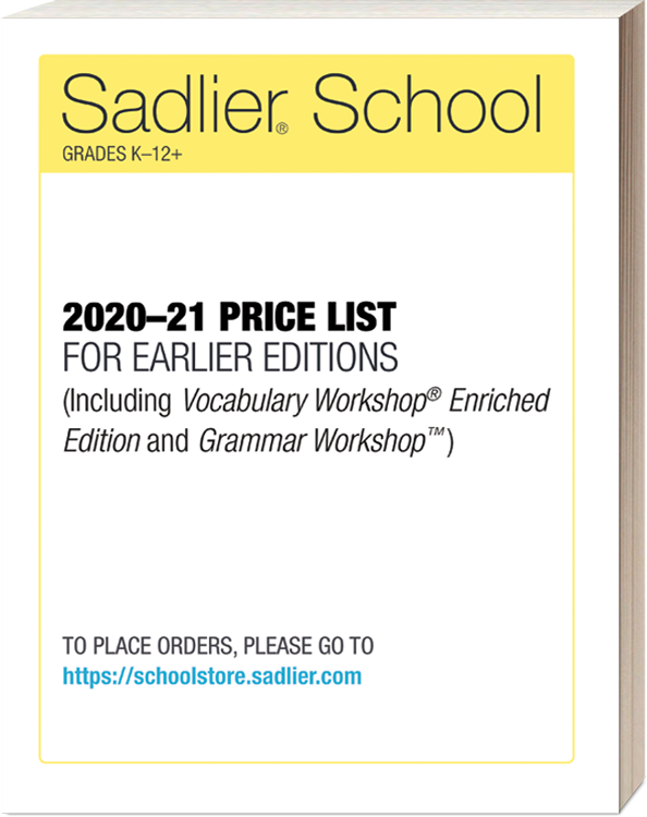 Catalogs Sadlier School