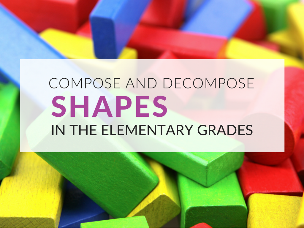 Composing And Decomposing Shapes In K 2 Includes Decomposing Worksheets 