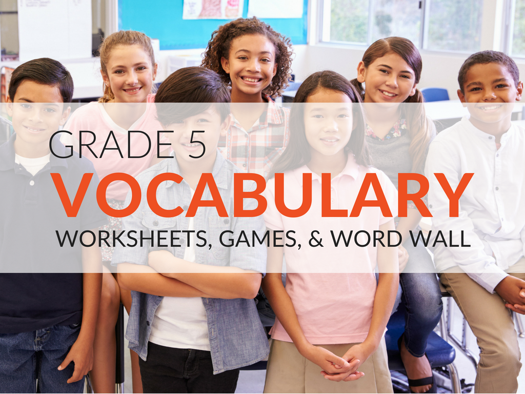 5th Grade Vocabulary Worksheets Games And Resources